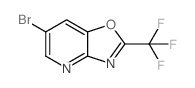 6-BROMO-2-(TRIFLUOROMETHYL)OXAZOLO[4,5-B]PYRIDINE Structure
