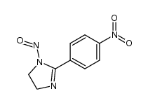 2-(4-nitrophenyl)-1-nitroso-4,5-dihydro-1H-imidazole Structure
