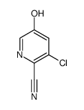 3-chloro-5-hydroxy-pyridine-2-carbonitrile结构式