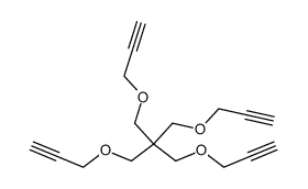 Tetrakis(2-propynyloxymethyl) methane Structure