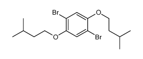 1,4-dibromo-2,5-bis(3-methylbutoxy)benzene Structure