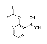 (2-(二氟甲氧基)吡啶-3-基)硼酸结构式