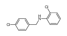 2-chloro-N-(4-chloro-benzyl)-aniline结构式