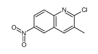 2-chloro-3-methyl-6-nitroquinoline Structure