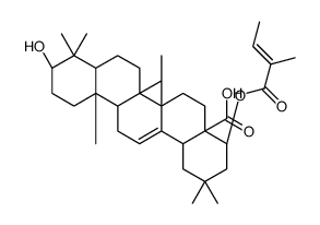 22 beta-angeloyloxyoleanolic acid Structure