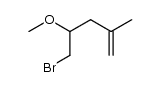 5-Bromo-4-methoxy-2-methyl-1-pentene结构式