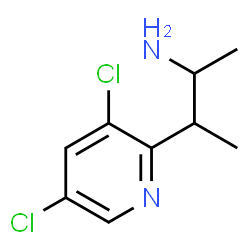3-(3,5-DICHLOROPYRIDIN-2-YL)BUTAN-2-AMINE Structure