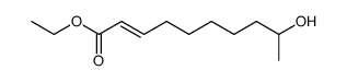 ethyl 9-hydroxy-(E)-2-decenoate Structure