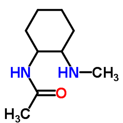 N-[2-(Methylamino)cyclohexyl]acetamide结构式