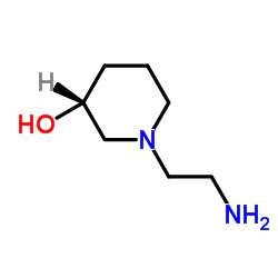 (3R)-1-(2-Aminoethyl)-3-piperidinol结构式