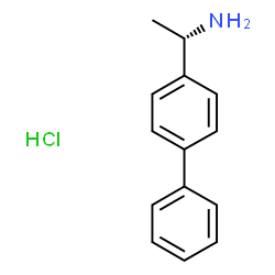 (1S)-1-(4-Phenylphenyl)ethan-1-amine hydrochloride Structure