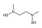 N-methyl-N-[2-[methyl(sulfanyl)amino]ethyl]thiohydroxylamine Structure