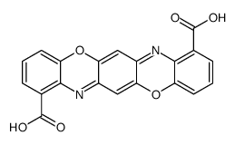 1,8-Triphenodioxazinedicarboxylic acid structure