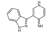 3-(1H-indazol-3-yl)pyridin-4-amine结构式