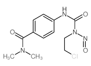 Benzamide, 4-[[[ (2-chloroethyl)nitrosoamino]carbonyl]amino]-N, N-dimethyl picture