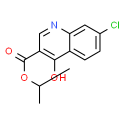 3-Quinolinecarboxylic acid, 7-chloro-4-hydroxy-, 1-Methylethyl ester picture