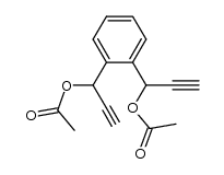 1,1’-(1,2-phenylene)-bis(prop-2-yne-1,1-diyl) diacetate Structure