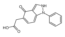 2-(4-oxo-1-phenyl-2H-indazol-5-yl)acetic acid结构式