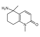 5-amino-1,5-dimethyl-7,8-dihydro-6H-quinolin-2-one Structure