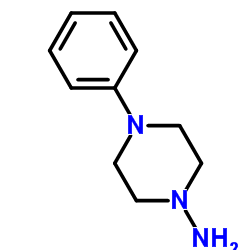 1-PIPERAZIN AMINE,4-PHENYL-(9CI) Structure