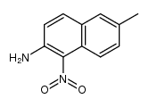6-methyl-1-nitro-2-naphthylamine结构式