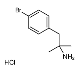 1-(4-bromophenyl)-2-methylpropan-2-amine,hydrochloride结构式