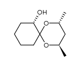 (2R,4R,7S)-2,4-dimethyl-1,5-dioxaspiro[5.5]undecan-7-ol Structure