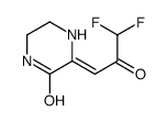 Piperazinone, 3-(3,3-difluoro-2-oxopropylidene)- (9CI) picture