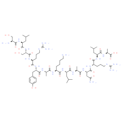 seryl-leucyl-seryl-arginyl-tyrosyl-alanyl-lysyl-leucyl-alanyl-asparaginyl-arginyl-leucyl-alanine结构式