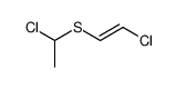 1-chloroethyl 2-chlorovinyl sulfide Structure