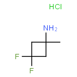 3,3-difluoro-1-methylcyclobutan-1-amine hydrochloride Structure