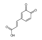 4-(2-Carboxyvinyl)-1,2-benzoquinone structure