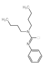 Carbamimidic chloride, N,N-dibutyl-N-phenyl- structure