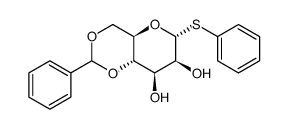 Phenyl 4,6-O-Benzylidene-1-thio-a-D-mannopyranoside structure