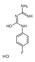 1-(diaminomethylidene)-3-(4-fluorophenyl)urea,hydrochloride结构式