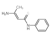 2-Butenethioamide,3-amino-N-phenyl- structure