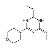 N,N'-Dimethyl-6-morpholino-1,3,5-triazine-2,4-diamine结构式