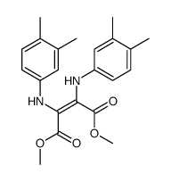dimethyl 2,3-bis(3,4-dimethylanilino)but-2-enedioate结构式