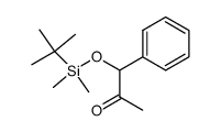 1-[[(1,1-dimethylethyl)dimethylsilyl]oxy]-1-phenyl-2-propanone Structure