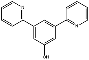 3,5-di(pyridin-3-yl)phenol structure