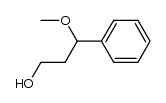 3-methoxy-3-phenyl-propan-1-ol Structure