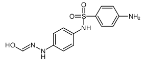 N-[4-[(4-aminophenyl)sulfonylamino]anilino]formamide结构式