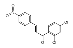 1-(2,4-dichlorophenyl)-3-(4-nitrophenyl)prop-2-en-1-one Structure