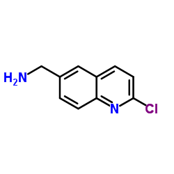 1-(2-Chloro-6-quinolinyl)methanamine结构式