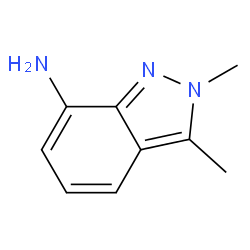 2,3-dimethylindazol-7-amine Structure