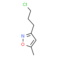 Isoxazole, 3-(3-chloropropyl)-5-methyl- (9CI)结构式