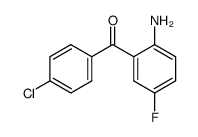 (2-amino-5-fluorophenyl)(4-chlorophenyl)methanone Structure