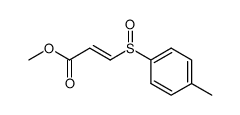 E-2-carbomethoxyethenyl p-tolyl sulfoxide结构式