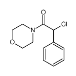 4-[CHLORO(PHENYL)ACETYL]MORPHOLINE Structure