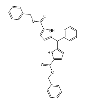 1,9-Bis(carbobenzoxy)-5-phenyldipyrromethane结构式